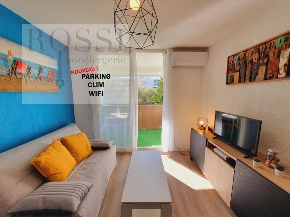 Suite Maya Parking Clim Wifi Centre-Ville Et Port - Rossiconciergerie - Linge Inclus La Grande Motte Exterior photo